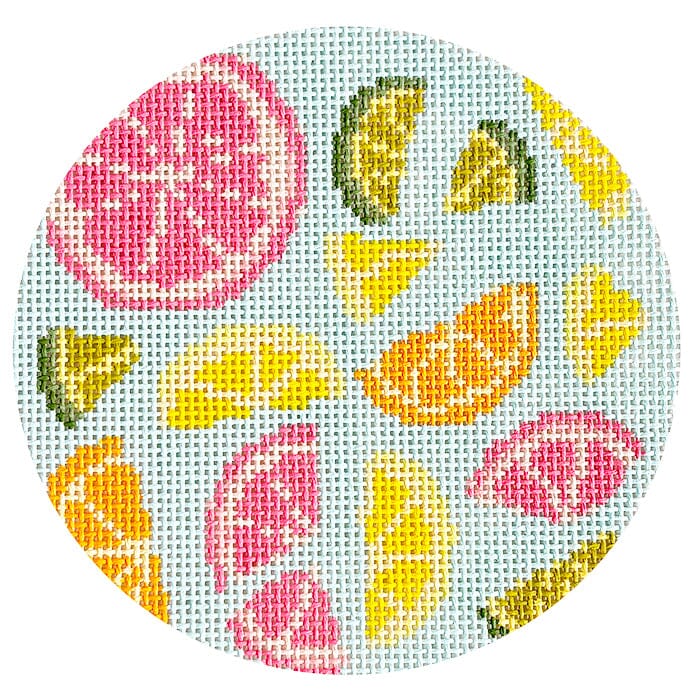 Citrus Slice Coaster 5.5" Round