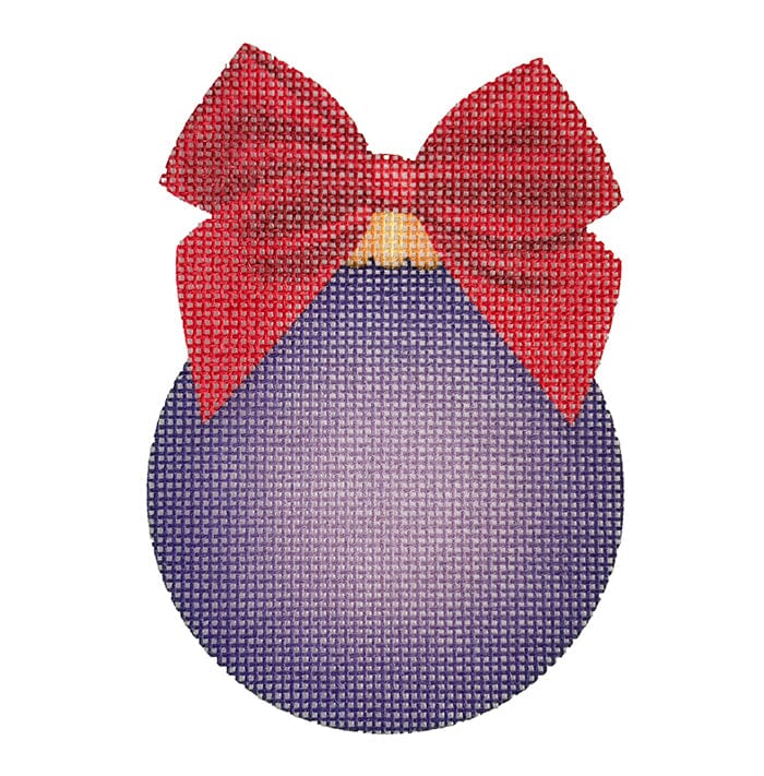 Classic Glass Ornament, Purple