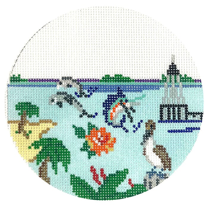 Coastal Travel Round - Customizable
