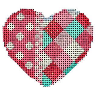 Coin Dot/Harlequin Mini Heart
