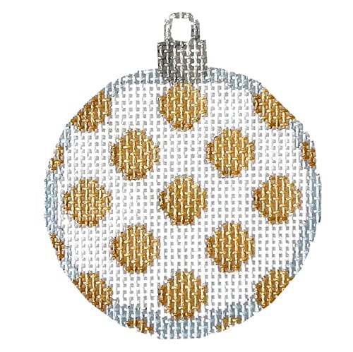 Coin Dot Mini Ball White Gold