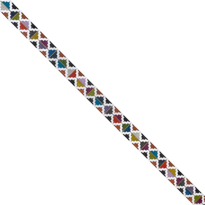 Color Collaboration Patterned Strap