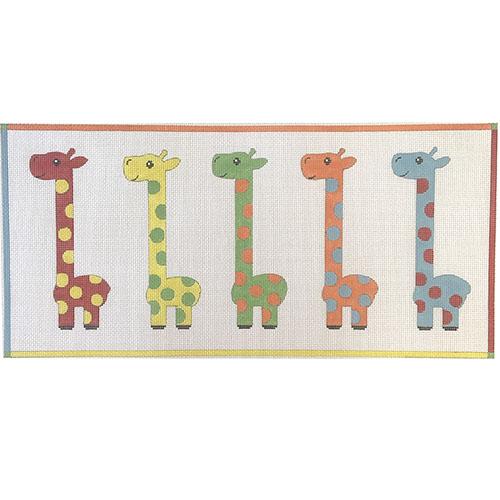 Colorful Giraffes