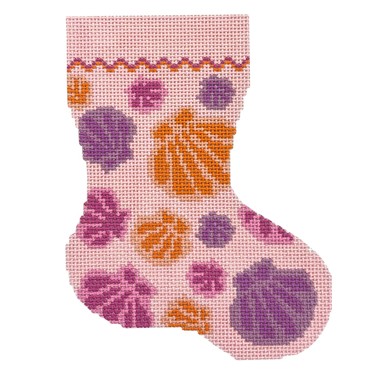 Colorful Seashells Mini Stocking