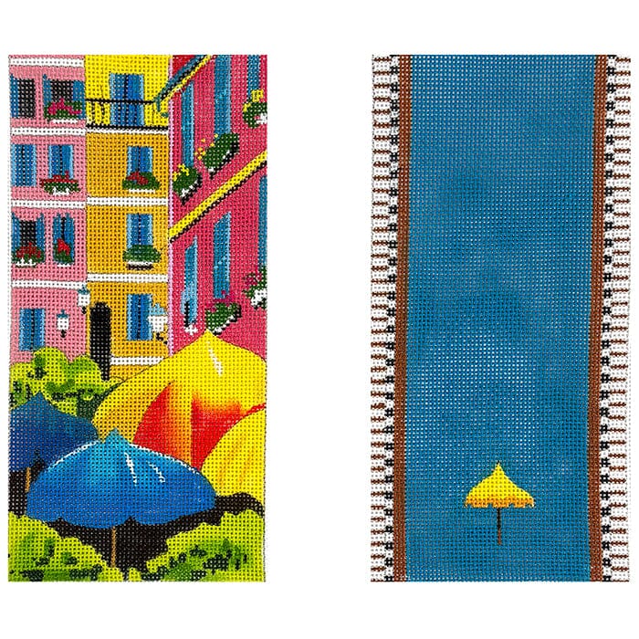 Italian Quarters & Umbrellas Eyeglass Case
