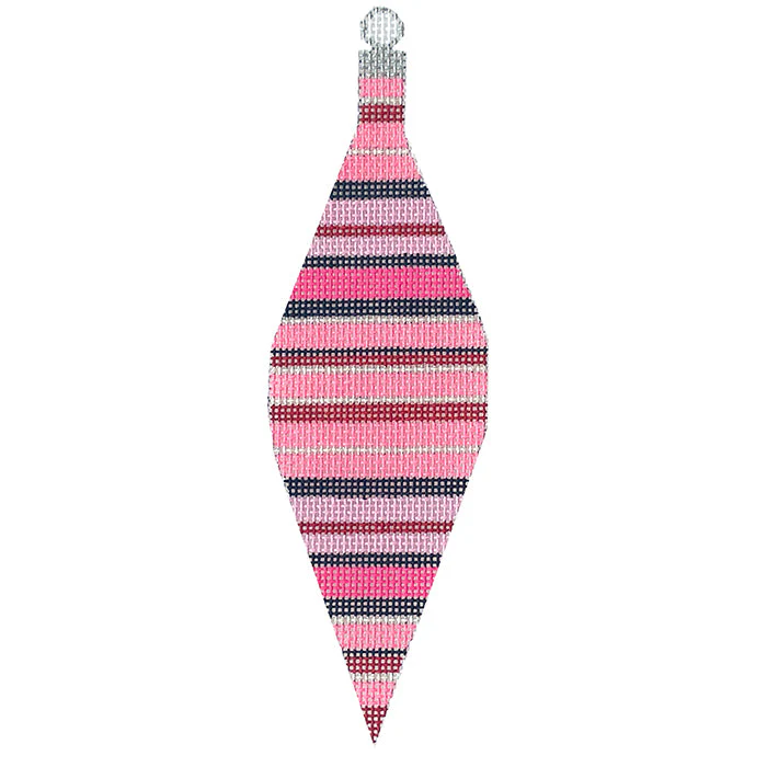 Colors of Christmas Ornament - Parisian Teardrop
