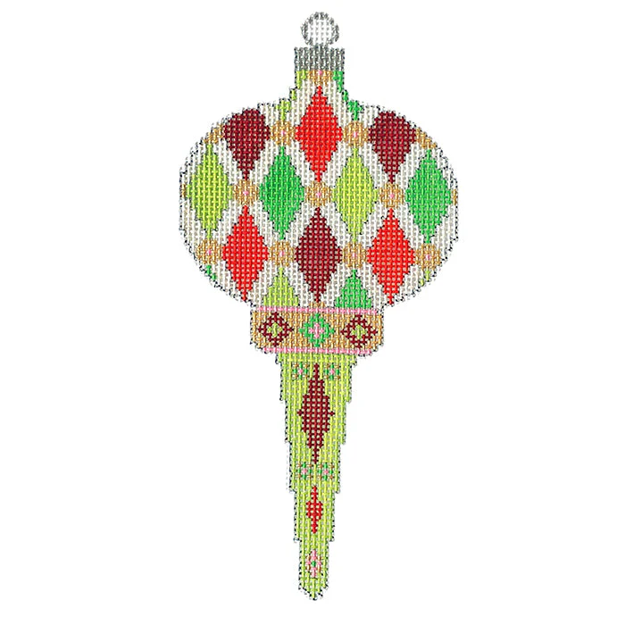 Colors of Christmas Ornament - Traditional Finial