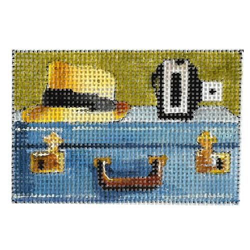 Suitcase with Hat 2x3