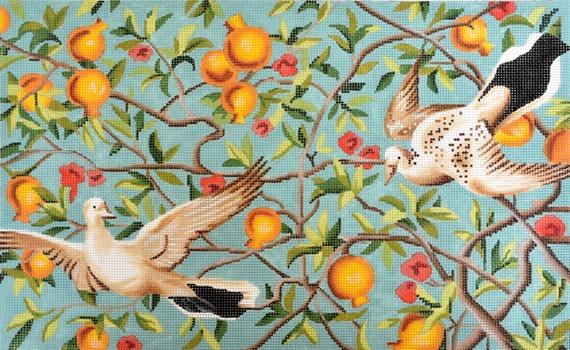 White Birds and Pomegranates