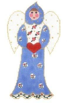 Angel / Heart - Light Blue on 18