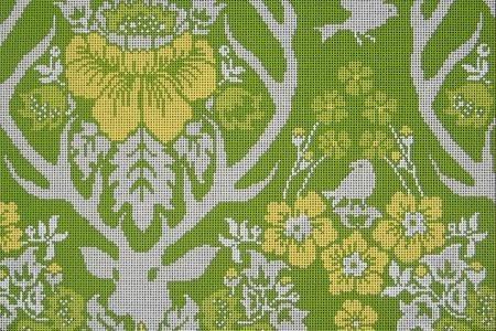 Antler Damask - Basil