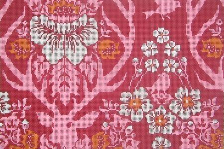 Antler Damask - Peony
