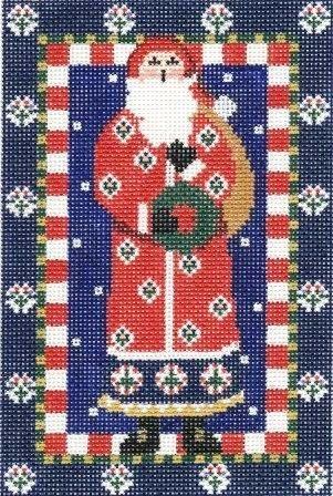Blue Frame Santa