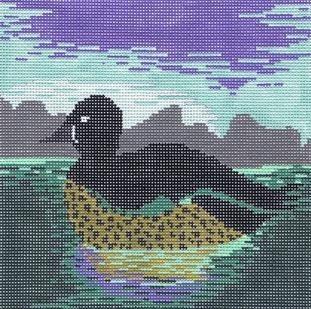 Duck in Pond