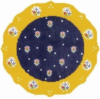 French Plate - Blue