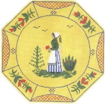 Girl Quimper Plate