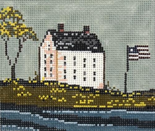 House with Flag