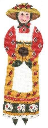 Lady / Sunflower Ornament - Marigold