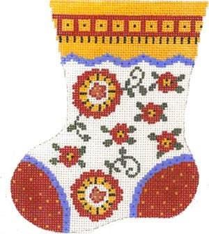Red / Dot / Flower Sock