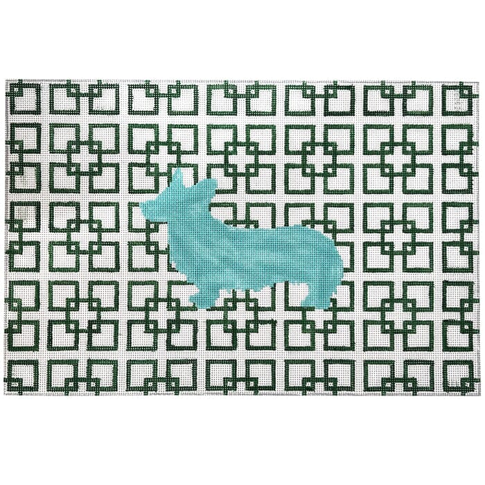 Corgi Green and Turquoise
