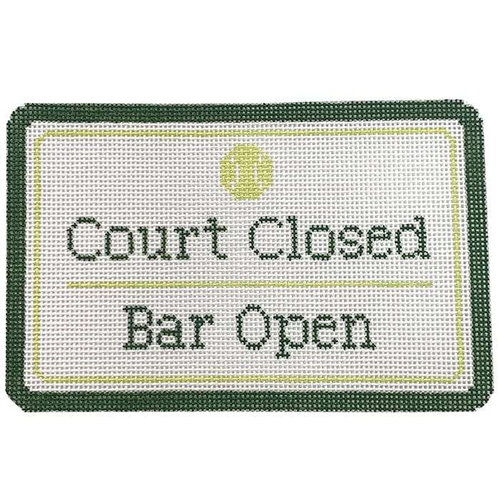 Court Closed, Bar Open - Tennis