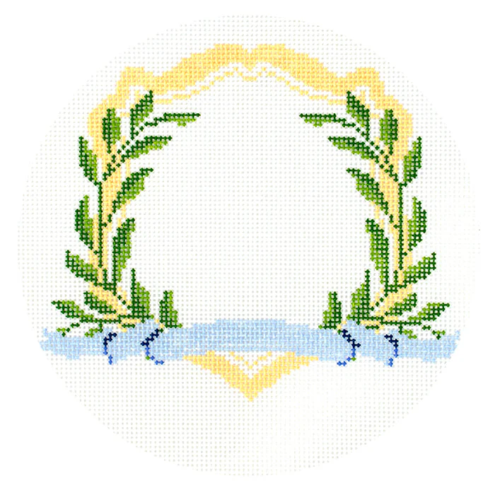 Crest with Ribbon - Yellow