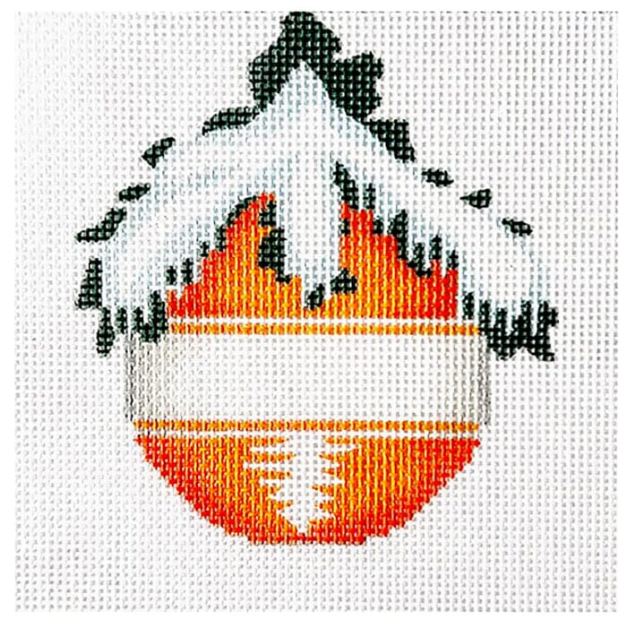 Custom Ball Ornament - Orange