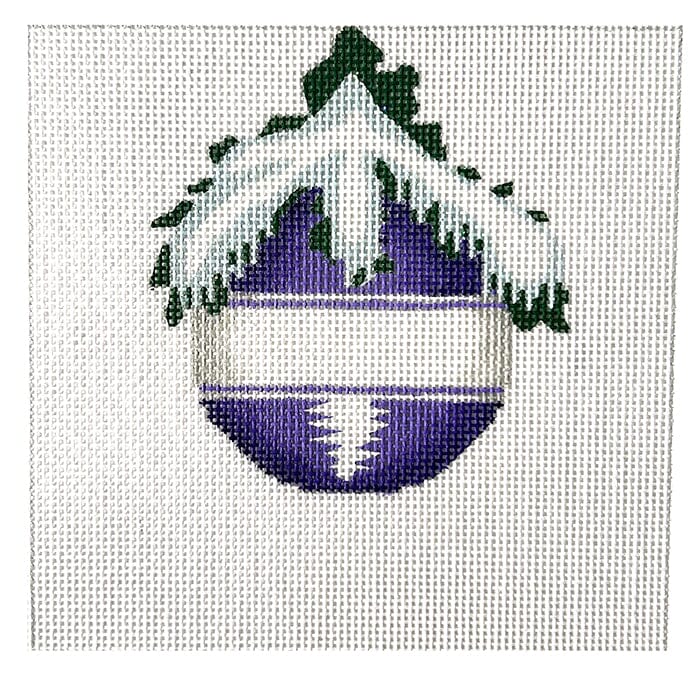 Custom Ball Ornament - Purple