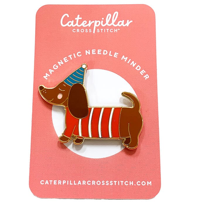 Dachshund Enamel Needleminder
