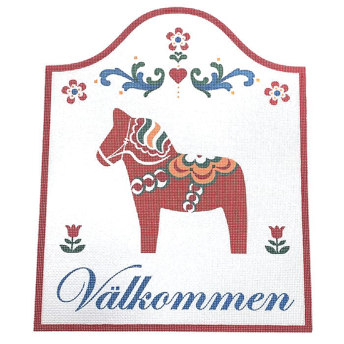 Dala Horse Welcome Sign