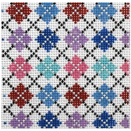Argyle - Pastel Pink and Turquoise Insert