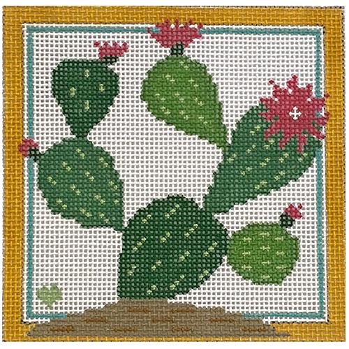 Prickly Pear Cactus with Border