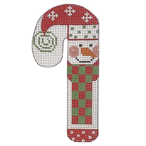 Snowflake Snowman Candy Cane