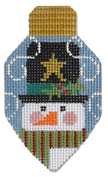 Snowman Lightbulb Ornament