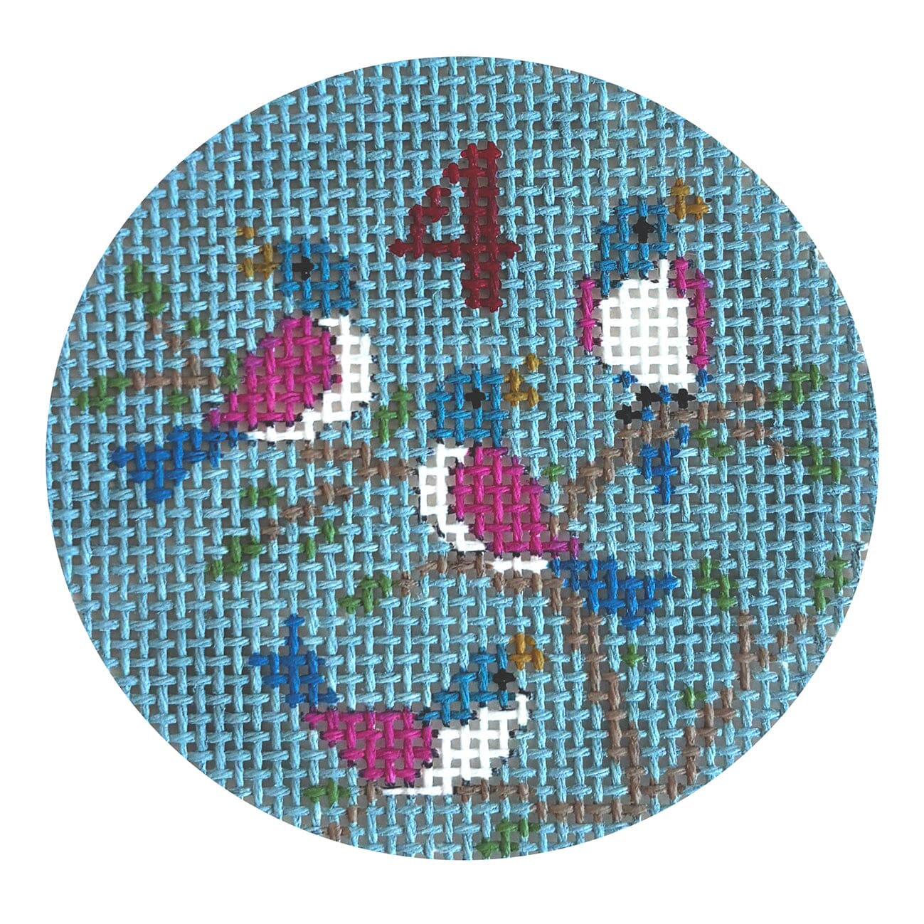 Twelve Days, 4 Calling Birds, 2.5" Round