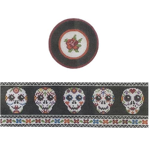 Day of Dead hinged box with hardware