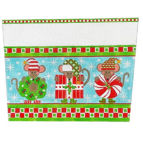 Mouse Trio Stocking Cuff