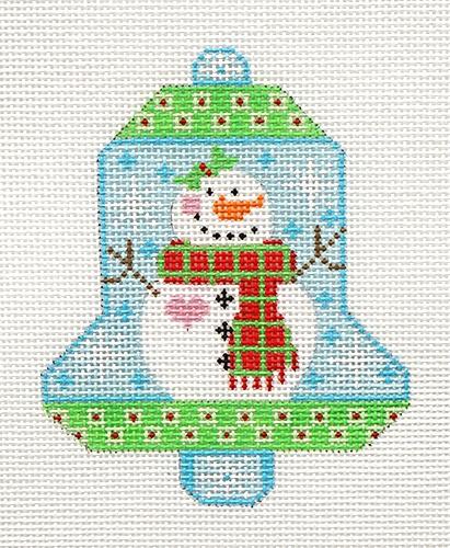 Snowman with Scarf Bell