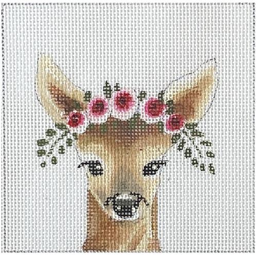 Deer with Floral Crown
