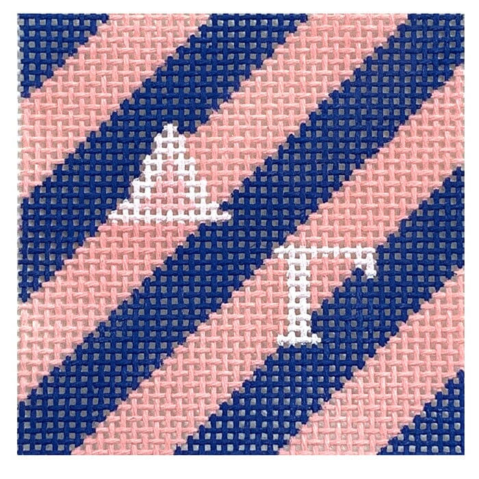 Delta Gamma 2" Stripe Square