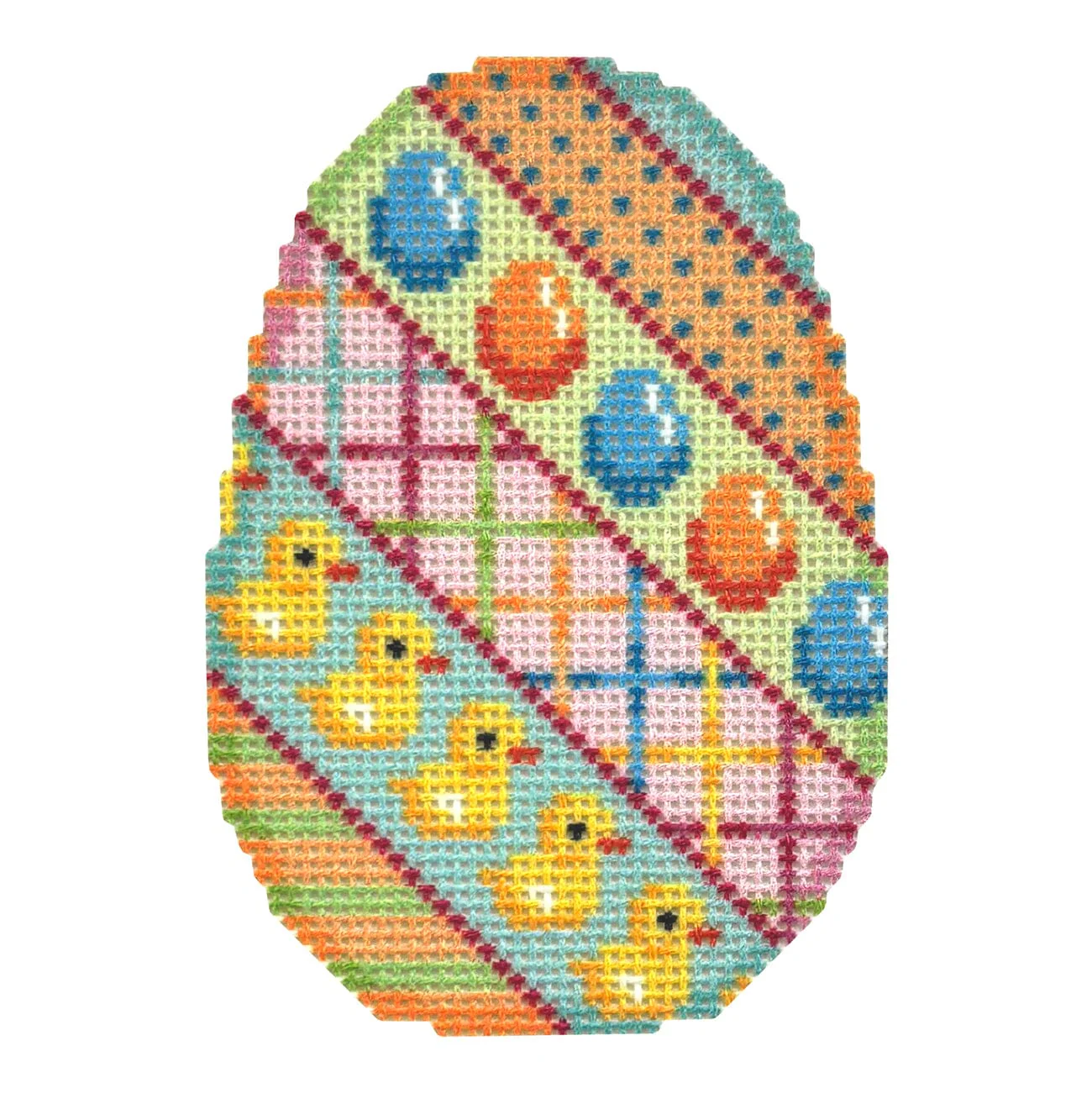 Diagonal Stripes/Chick Egg