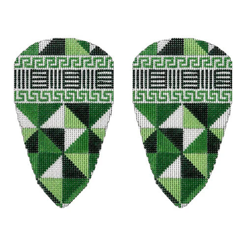 Diamond Scissor Case - Green