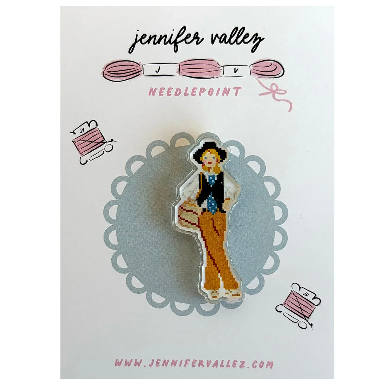 Diane Keaton Acrylic Needle Minder