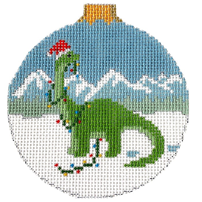 Dinosaur in Lights, 3.25" Round
