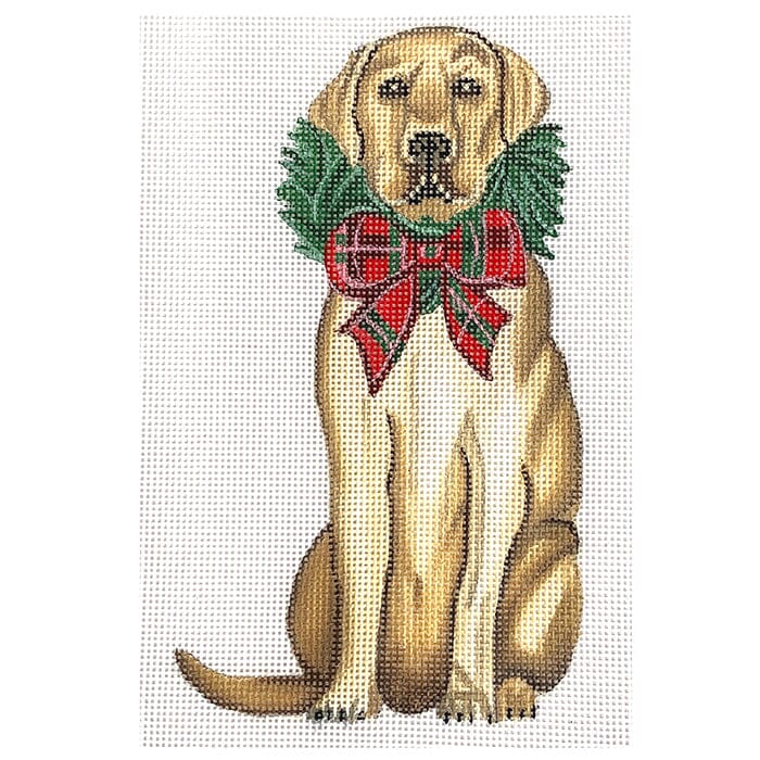 Dog: Holiday Golden Lab Ornament