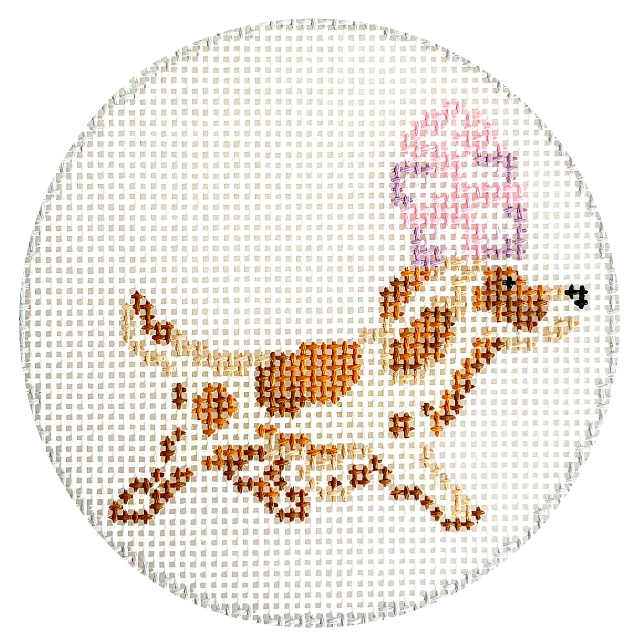 Dog with Gift Ornament
