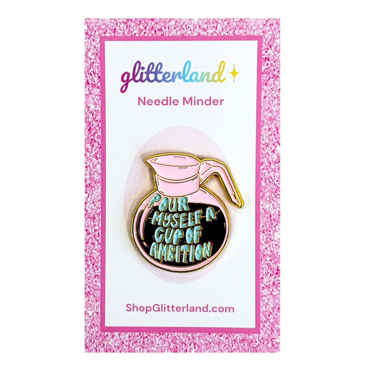 Dolly Parton Coffee Needle Minder