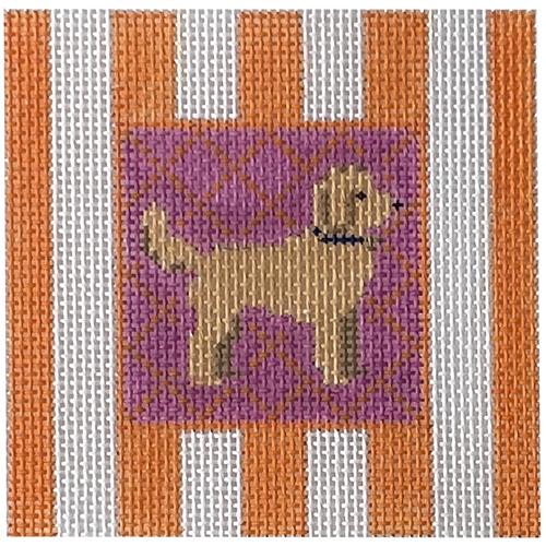 Doodle on Stripes Square