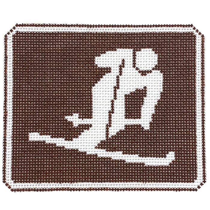 Downhill Skier Recreation Sign Ornament