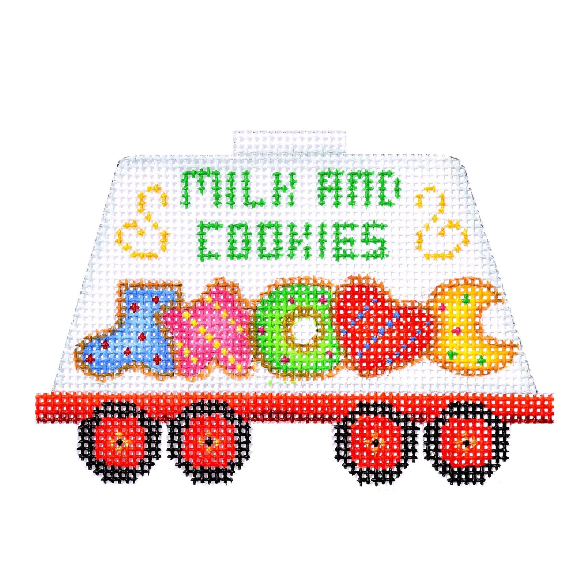 Train Series - Milk Car with Christmas Cookies